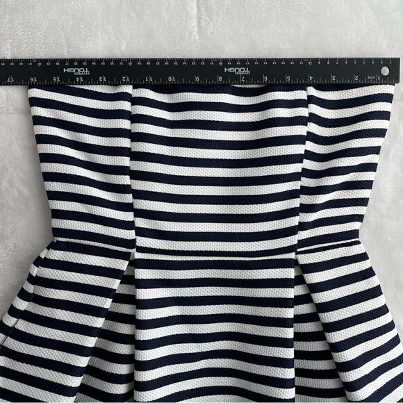 Sans Souci Nautical Stripe Strapless Dress Size Medium - Picture 5 of 9